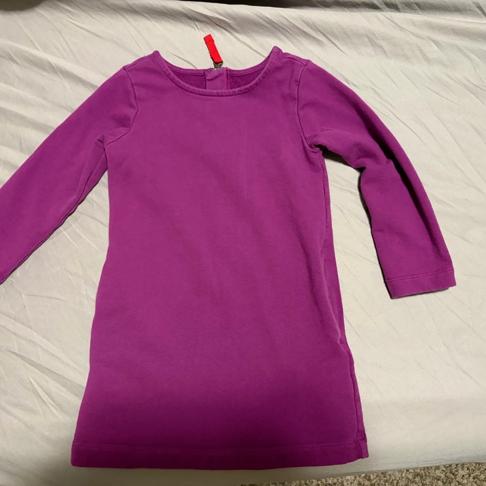 Kids Long-Sleeve Purple Tunic Top